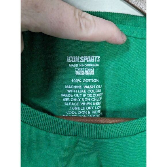 Mexico Football Soccer Icon Sports Green Cotton T-Shirt - Size M - Picture 4 of 4